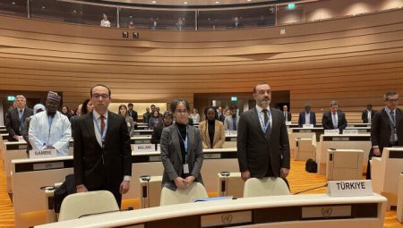 Birleşmiş Milletler Ticaret ve Kalkınma Konferansı Deprem Bölgesi İçin Saygı Duruşunda Bulundu